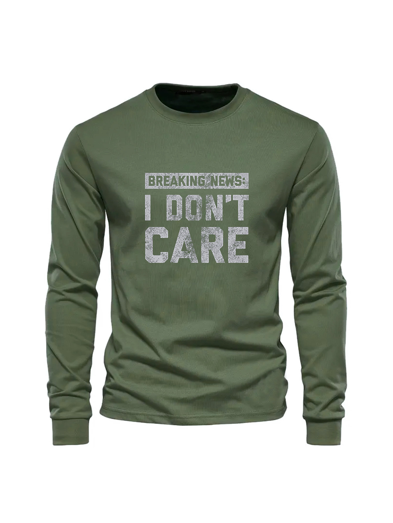 Undershirt Crew Neck - 100 COTTONMen Crew Neck Long Sleeve