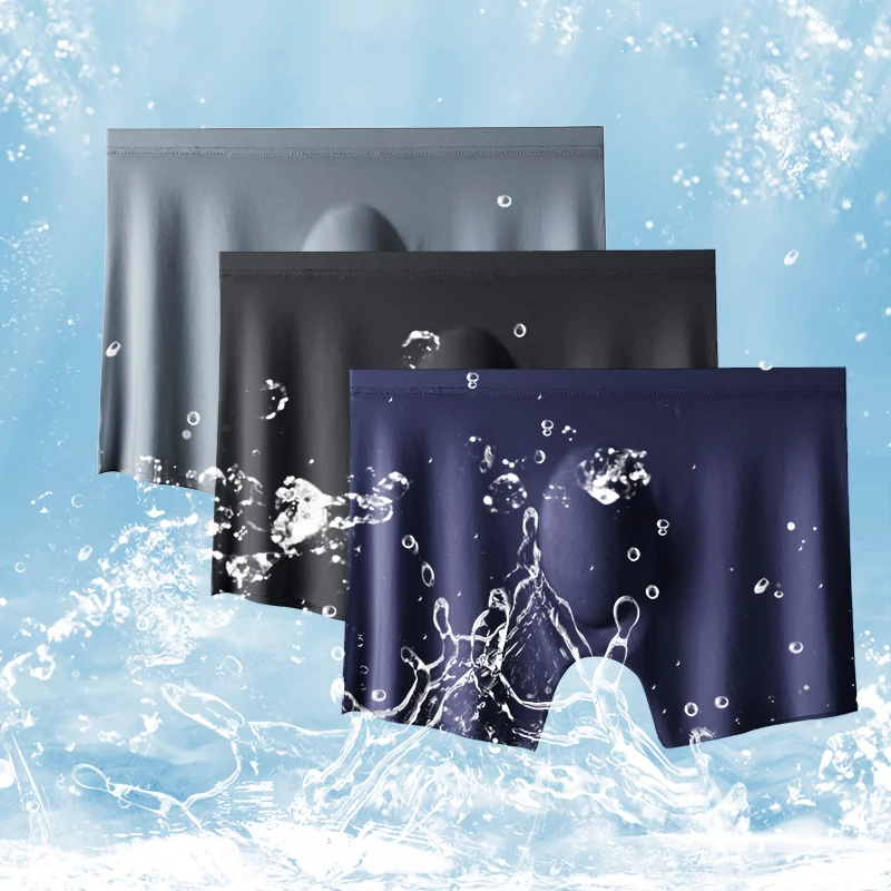 4Pcs/Lot Men Summer Ice Silk B - Multi Pack Underwear review and price