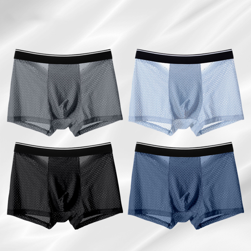 8pcs/Lot Men's Panties Ice Sil - Multi Pack Underwear review and price