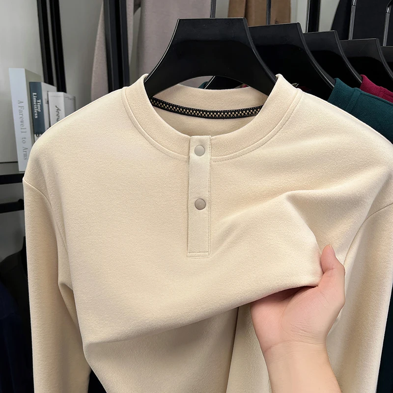 Mens Loose Fit Henley Pullover - Thermal Long John review and price
