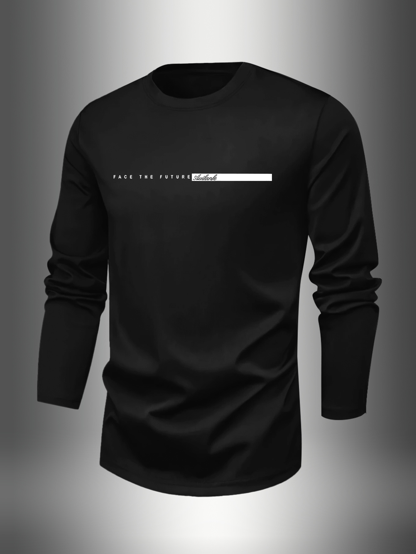100 COTTONMen Crew Neck Long S - Undershirt Crew Neck review and price