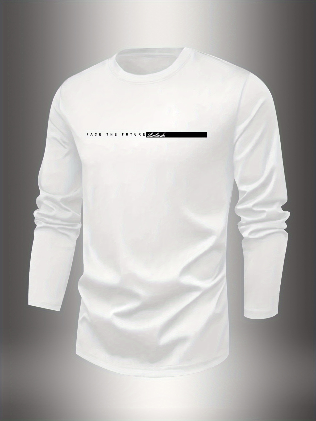 100 COTTONMen Crew Neck Long S - Undershirt Crew Neck review and price