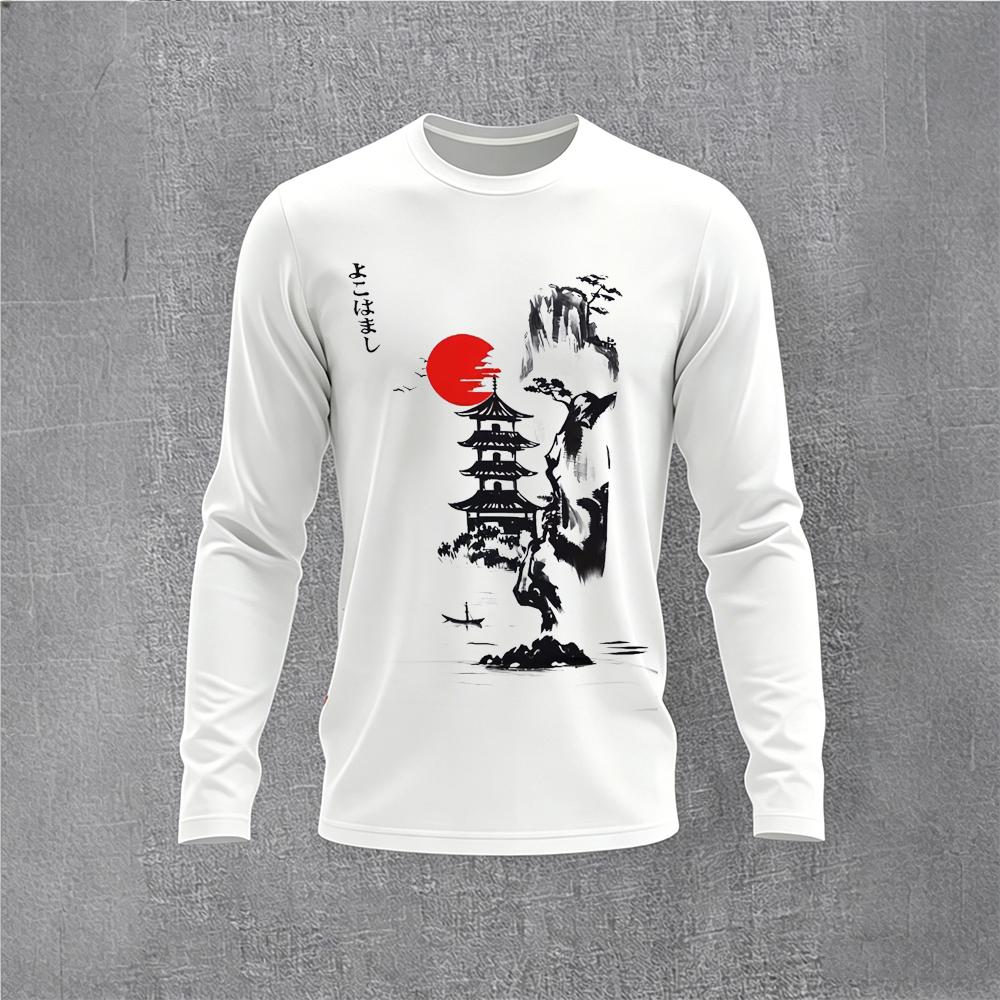 Chinese Style Ink Plum Blossom - Base Layer Top review and price