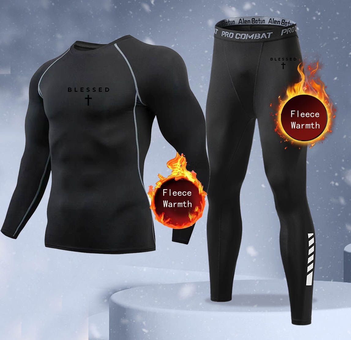 New 2-pieces Winter Warm Men U - Thermal Long John review and price